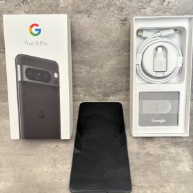 【美品】Google Pixel 8 Pro 128GB SIMフリー ブラック 付属品完備 Android スマホ 高画質 大容量 即日使用