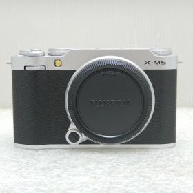 【中古 Aランク】FUJIFILM 富士フィルム X-M5 ボディ シルバー ミラーレス 有効画素数2610万画素 電子式ブレ補正搭載