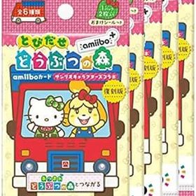 【5パックセット】とびだせ どうぶつの森 amiibo+ amiiboカード サンリオキャラクターズコラボ