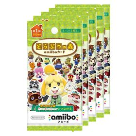 どうぶつの森amiiboカード 第1弾 5パックセット