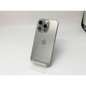 【中古】Apple 国内版 【SIMフリー】 iPhone 15 Pro 256GB ナチュラルチタニウム MTUF3J/A【福岡天神】保証期間1ヶ月【ランクB】
