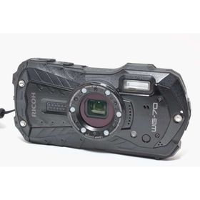 リコー(RICOH)のショット数少 RICOH WG-70 防水 耐衝撃 ブラック デジタルカメラ(コンパクトデジタルカメラ)