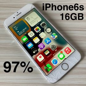 iPhone6s 16GB Silver バッテリー97% SIMフリー