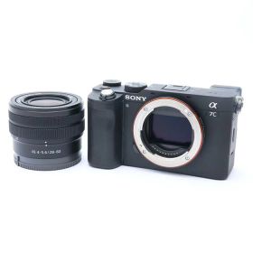 【中古】 《並品》 SONY α7C ズームレンズキット ILCE-7CL ブラック 【SDスロットファインダーカバーホットシューバネマウント基板部品交換/各部点検済】 [ デジタルカメラ ]