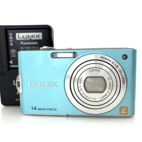 極薄のひっかき傷のようなものがある分お値引き価格【パナソニック】Panasonic LUMIX DMC-FX66 ブルー コンパクトデジタルカメラ #R574