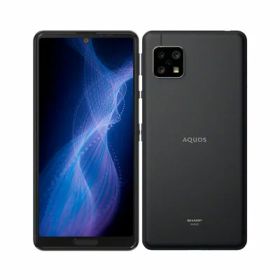 【SIMロック解除済】au AQUOS sense5G SHG03 ブラック SHARP 当社3ヶ月間保証 中古 イオシス