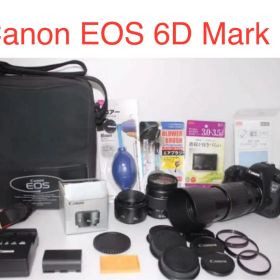 Canon EOS 6D Mark II標準&望遠&単焦点トリプルレンズセット