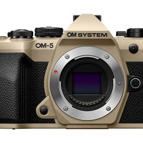 【新品】OM SYSTEM OM-5 Mark II ボディー サンドベージュ ※レンズ別売