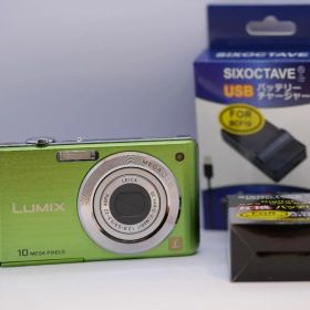 LUMIX DMC-FS7 グリーン 10メガ
