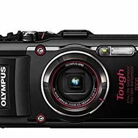 【中古】OLYMPUS デジタルカメラ STYLUS TG-4 Tough ブラック 1600万画素CMOS F2.0 15m 防水 100kgf耐荷重 GPS+電子コンパス&内蔵Wi-Fi TG-4 BLK qqffhab