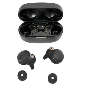 【中古品】ソニー ワイヤレスノイズキャンセリングイヤホン WF-1000XM4 完全ワイヤレス Amazon Alexa搭載 Bluetooth LDAC対応 ハイレゾ相当 最大8時間連続再生 高精度通話品質 IPX4防滴性能 ワイヤレス充電対応 マイク付き マルチポイント対応 ブラック WF-1000XM4