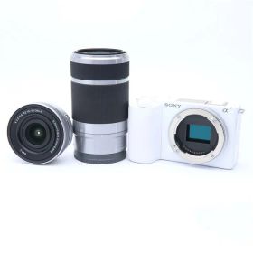 【中古】 《美品》 SONY VLOGCAM ZV-E10 II ダブルズームレンズキット ZV-E10M2X W ホワイト [ デジタルカメラ ]