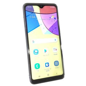 中古 samsung Galaxy A21 64GB ブラック SCV49 au