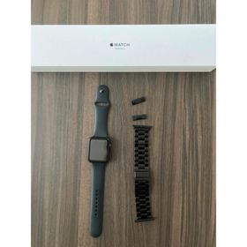 アップルウォッチ(Apple Watch)のApple Watch Series 3 ブラック 本体 + バンド（ブラック）(その他)