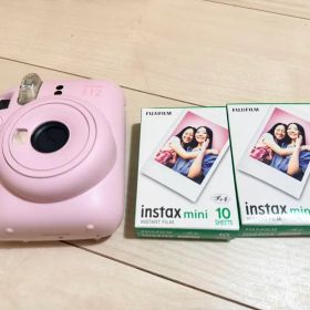 FUJIFILM instax mini 12 ピンク 本体 フィルム20枚