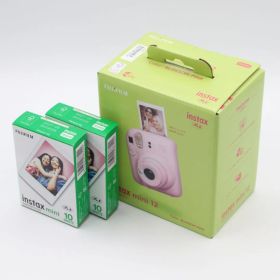 【instax mini フィルム 2箱付】FUJIFILM instax mini12 チェキ カメラ ブロッサムピンク 【送料込み・即日発送】