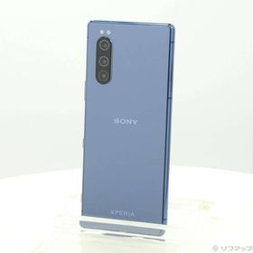 〔中古〕SONY(ソニー) Xperia 5 128GB ブルー J9260JPL SIMフリー〔258-ud〕
