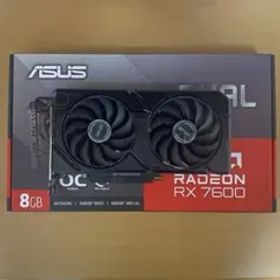 【極美品】ASUS Dual Radeon RX 7600 OC 【使用2ヶ月】