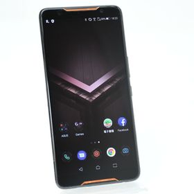 【液晶美品】SIMフリーASUS ROG Phone Z01QD 128GB ブラック