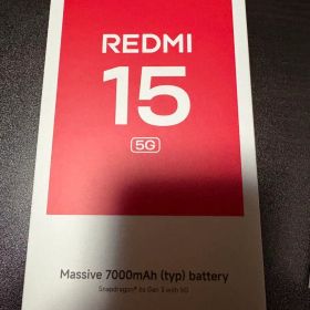 【新品未使用】Redmi 15 5G Ripple Green 128GB