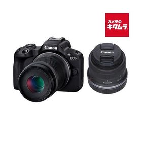 キヤノン EOS R50 ダブルズームキット ブラック Canon ミラーレス一眼カメラ Wi-Fi搭載 入門 初心者 《納期約１−２週間》
