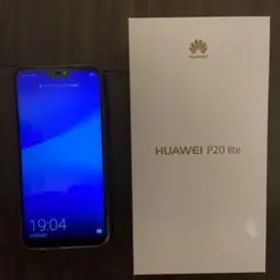 美品HUAWEI P20 Lite ミッドナイトブラック 32GB SIMフリー