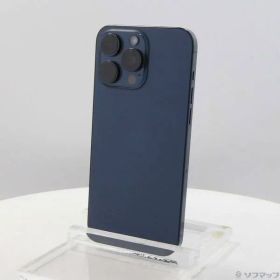 ソフマップ 〔中古品〕 iPhone15 Pro Max 512GB ブルーチタニウム MU6X3J／A SIMフリー【348】