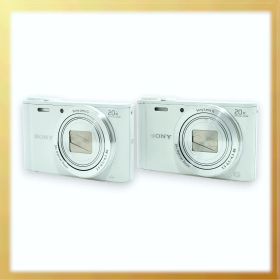 ジャンク｜【通電確認済】SONY DSC-WX350 ｜デジタルカメラ 光学20倍 ホワイト 2台セット｜M181