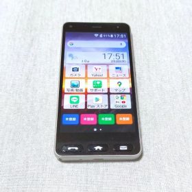 Ymobile かんたんスマホ ライトシルバー SIMフリー ワンセグ e-2