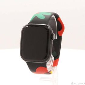 〔中古〕Apple(アップル) Apple Watch Series 10 GPS 42mm ジェットブラックアルミニウムケース Black Unityスポーツバンド -ユニティブルーム-〔348-ud〕