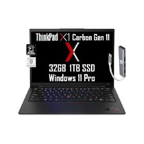 Lenovo ThinkPad X1 Carbon Gen 11 14" Fhd+ (Intel 13th Gen 10-Core i7-1365U, 32GB RAM, 1TB SSD) Business Laptop, Fhd Webcam, IST Hub, Win 11 Pro