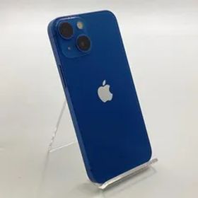 【全額返金保証】【最速発送】 iPhone 13 mini 128GB ブルー au 動作確認済 80%