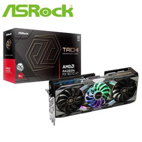 ASRock｜アスロック ASRock Radeon RX 9070XT Taichi 16G OC グラフィックボード（ブラック） RX9070XTTC16GO