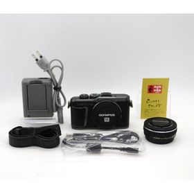 OLYMPUS ミラーレス一眼カメラ PEN E-PL10 14-42mm EZレンズキット ブラック