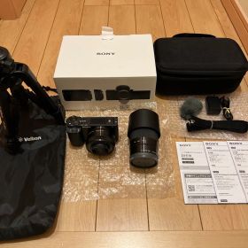 SONY ZV-E10 ミラーレス一眼 バッグと三脚付き