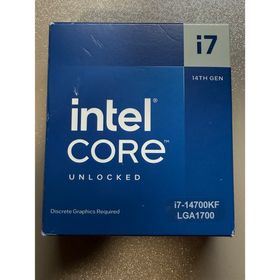 インテル(intel)のintel Core i7-14700KF BOX BX8071514700KF(PCパーツ)