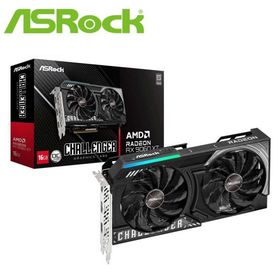 ASRock｜アスロック ASRock Radeon RX 9060XT Challenger 16G OC グラフィックボード(ブラック) RX9060XTCL16GO 返品種別B