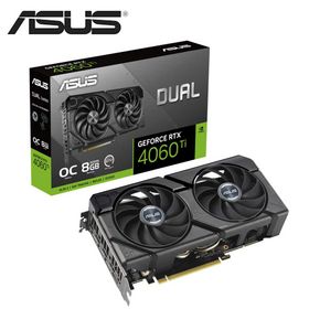 ASUS｜エイスース ASUS Dual GeForce RTX 4060 Ti OC Edition 8GB GDDR6【国内正規品】 パワフルな2つのAxial-techファンと2.5スロット設計で幅広い互換性を実現 DUALRTX4060TIO8GEVO
