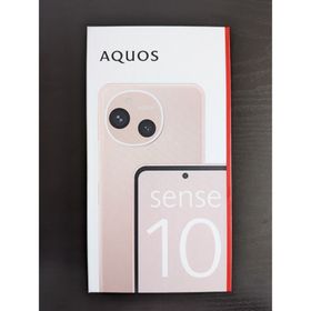 【新品未開封】AQUOS sense10 6GB/128GB ペールピンク(スマートフォン本体)