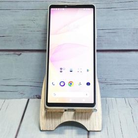 au Xperia 10 III SOG04 ホワイト SONY 本体 白ロム SIMロック解除済み SIMフリー B983730