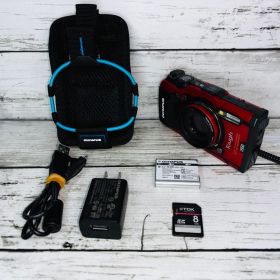 【動作良好】OLYMPUS デジタルカメラ TOUGH TG-5 レッド