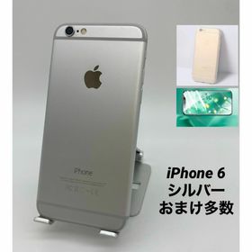 061 iPhone6 64GB シルバー/Docomo/新品バッテリー(スマートフォン本体)