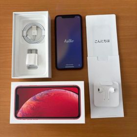 ⭐︎iPhone XR (PRODUCT)RED 本体 + 付属品 超美品！