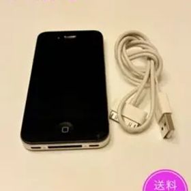 Apple iPhone 4 ブラック 本体 充電ケーブル