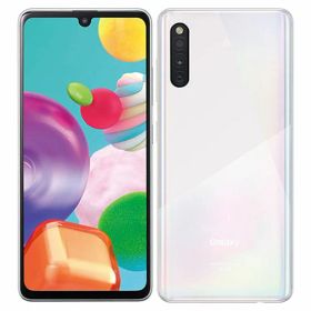 【中古】【安心保証】 Galaxy A41 SCV48[64GB] au ホワイト