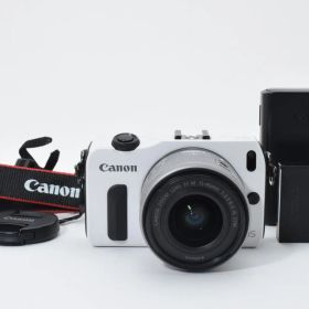Canon EOS M ホワイト + 15-45mm レンズキット【良品】#2758201