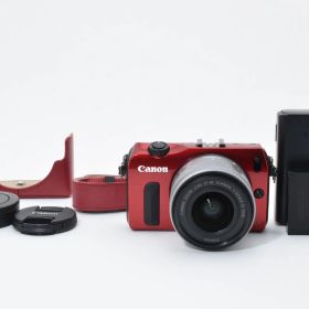 Canon EOS M レッド + EF-M 15-45mm IS STM レンズキット【極上美品】#2758202