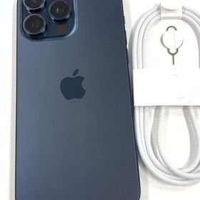 【モバイルBOX】 電池99％SIMフリー iPhone15 Pro Max 256GB ブルーチタ