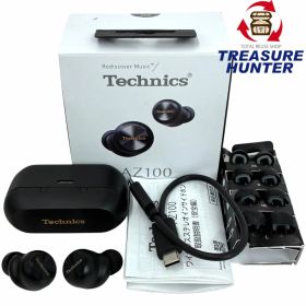 Panasonic Technics 完全ワイヤレスイヤホン EAH-AZ100-K ノイズキャンセリング対応 ハイレゾ 自動オン、オフ機能 2025年 パナソニック 【103077199006】