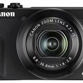 【中古】「ほぼ新品」Canon コンパクトデジタルカメラ PowerShot G7 X Mark III ブラック 1.0型センサー/F1.8レンズ/光学4.2倍ズーム PSG7XMARKIIIBK
